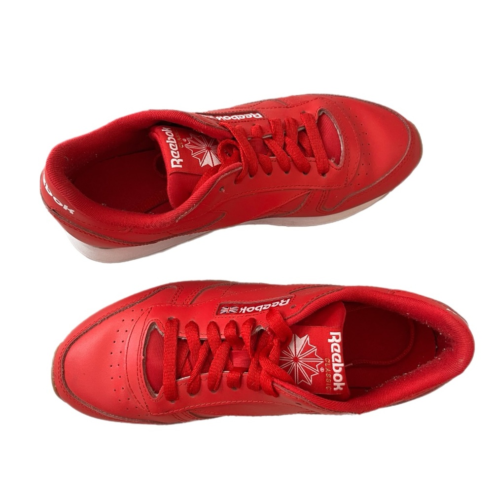 Reebok Classic Leather Vector Red Gum Sole Men’s Size 8/Women's 9.5